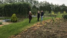 Bill visits Jealotts Hill community garden at Syngenta near Bracknell