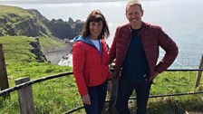 Gavin and Jo at Rathlin Island