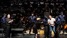 Michael Bracegirdle as Father Grenville, Joyce DiDonato as Sister Helen, and Michael Mayes as Joseph De Rocher