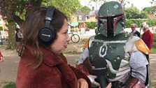 Star Wars character Boba Fett was lurking in Eaton Park with clue three