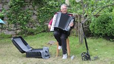 Accordian player