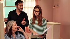 Kerry Fox, Jason Issacs and Bonnie Wright