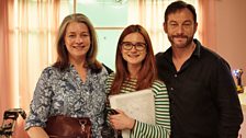 Kerry Fox, Bonnie Wright and Jason Isaacs