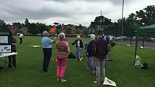 Enjoying the plate spinning