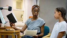 Nikki Amuka-Bird and Indie Gjesdal