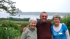 Beryl, Mike and Jane at Nicholaston House