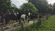 Hawick riders country road.