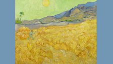 Wheat Fields with Reaper, Auvers