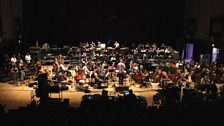 Capital Voices and conductor Richard Balcombe with the  Concert Orchestra