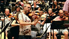 Charles Mutter rehearsing the Love Theme from Cinema Paradiso