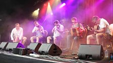 Cambridge Folk Festival: Leading a cracking ceilidh