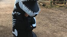 Luke, the scary dinosaur