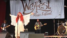 Unsung Lily opened the main stage on Sunday