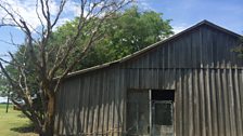 The barn where Emmett Till was murdered in August 1955