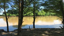 The Tallahatchie River, site of the recovery of Emmett Till's body in 1955.