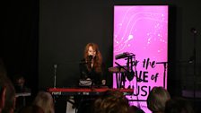 Hannah Peel performing at the Duke Special Gramophone Club