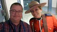 Rab meets Mountie Laura Seeley