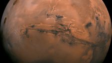 Mars: Valles Marineris Hemisphere Enhanced