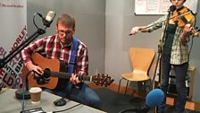 Dan Webster with  Emily Lawler performing live on The Durbervilles Folk & Roots Show