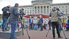 Our multi-cam unit working at Stormont