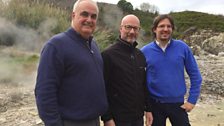 Peter Gibbs meets the team from Enel Green Power at a natural hot spring in Tuscany