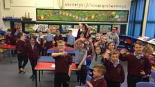 P2 and P3 pupils at Culcrow Primary School