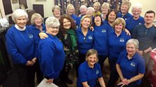 The ladies of Richhill WI with Kim Lenaghan