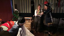 The treasure was at the preparations for a two-person staging of A Christmas Carol in Aylsham