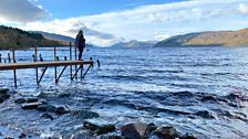 A pretty braw day for a swim