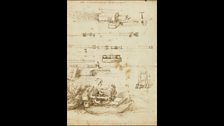 Leonardo da Vinci, Designs for gun-barrels and mortars