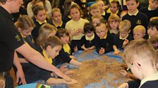 Galwad Cynnar a phlant ysgol Llanfechell, Ynys Môn.