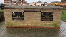 The treasure was at the RAF Air-Sea Rescue memorial in Gorleston