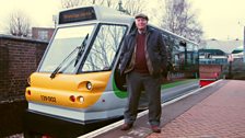 “I’m here to see the man who designed the cutest train in England.”