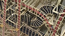 Stairways inside the Maribo Maersk Container ship