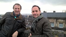 High on top of a Glasgow car park ...