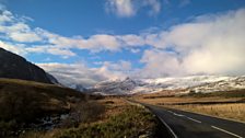 Driving north to Anglesey