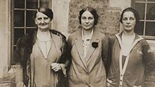 Margaret Partridge (Right), Laura Willson (Left) and secretary Caroline Haslett