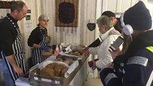 Sophie finds the treasure at a pop-up bakery in Cafe Carmel at Walcott