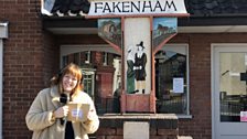 Sophie headed to Fakenham to earn clue four