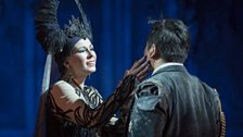 Samantha Hay as The Queen of the Night and Kang Wang as Tamino