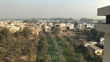 A view of the outskirts of the city of Amritsar.