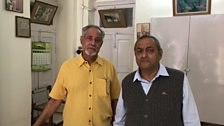 Dr Zareer Masani and Sukumar MuKherjee, secretary of the Jallianwala Bagh National Memorial Trust in Amritsar.