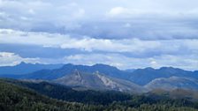 Panoramic views in Tasmania