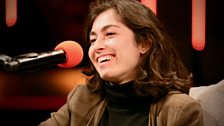 Director Mariakenzi Lahlou onstage at the ý Radio Theatre