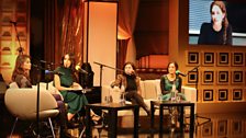 Ahd Kamel, Nawal al-Maghafi, Mariakenzi Lahlou and Shohini Chaudhuri at the 鶹 Radio Theatre in London and Annemarie Jacir