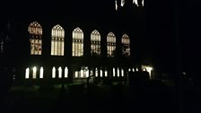 St Marys' at night