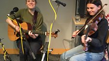 Bella Gaffney with "Magpie" Holly Brandon on The Durbervilles Folk & Roots Show