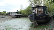 Barges on the Thames