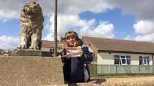 It was a terrific win today, Sophie finding the treasure with one of the lions on Caister beach with 25 minutes left!