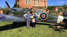 The Spitfire has been restored from parts of various original planes